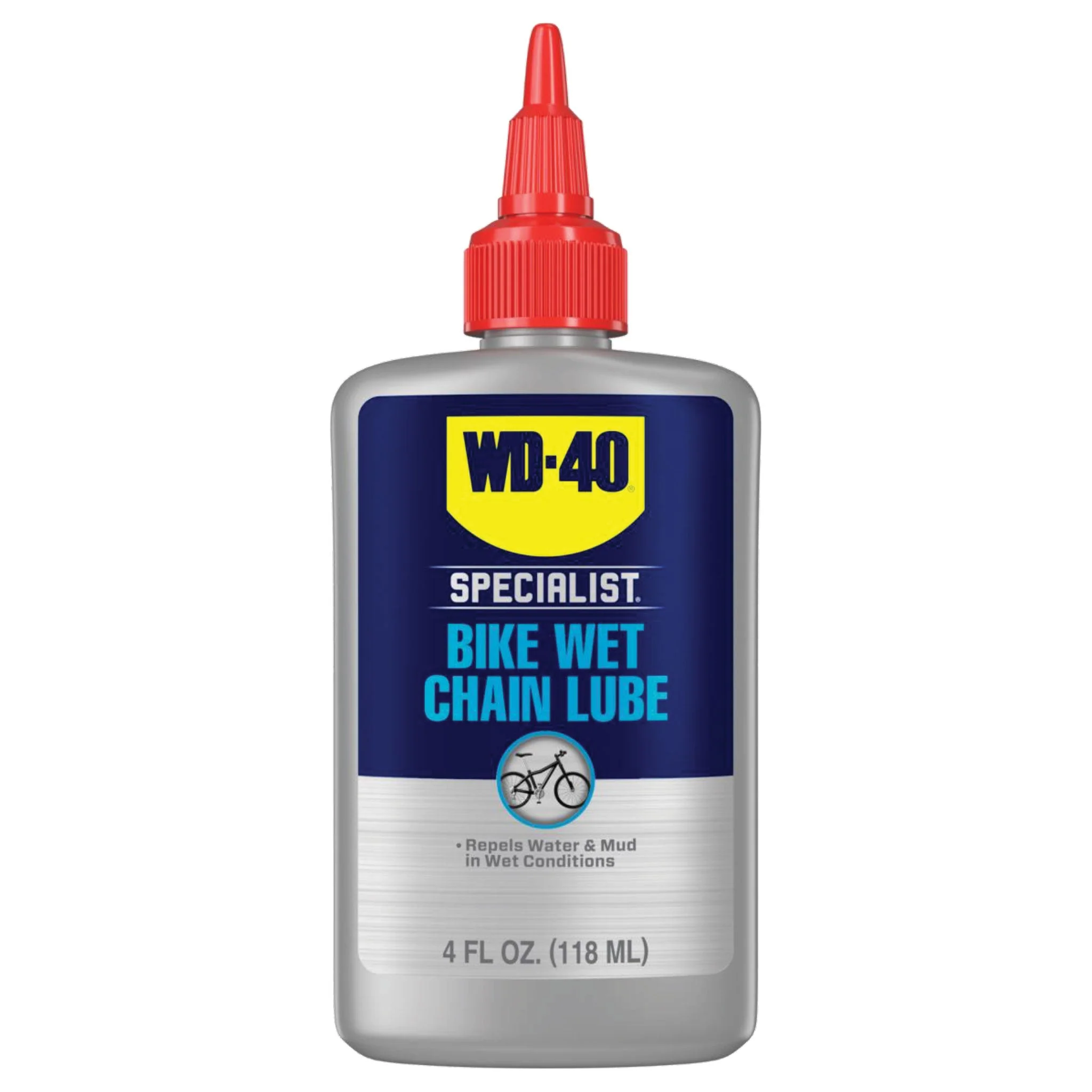 WD-40 BIKE Wet Chain Lube - 4oz Drip Bottle