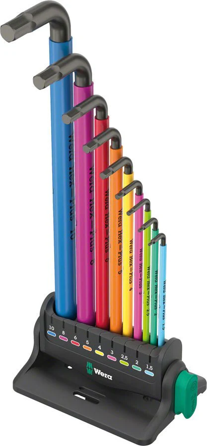 Wera 950/9 Metric Hex Wrench Set - Stationary Kit