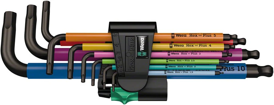 Wera 950/9 Metric Hex Wrench Set - Mobile Kit