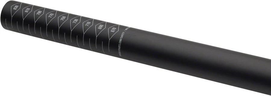 Whisky No.9 Carbon Handlebars - 31.8mm Diameter - 800mm Wide - Flat / 0mm Rise - Image 4