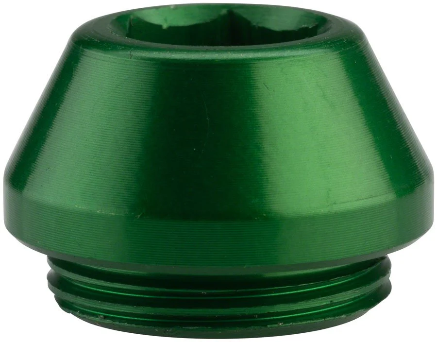 Wolf Tooth 12mm Rear Thru Axle Axle Cap - Green - Image 2