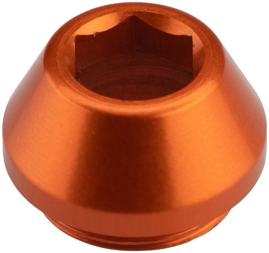 Wolf Tooth 12mm Rear Thru Axle Axle Cap - Orange