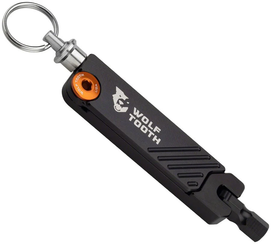 Wolf Tooth 6-Bit Hex Wrench Multi-Tool with Keyring - Green - Image 3