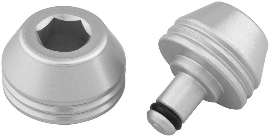 Wolf Tooth Axle Trainer Caps - Silver