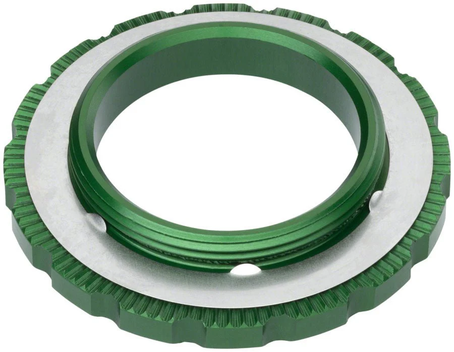 Wolf Tooth CenterLock Rotor Lockring - External Splined Green - Image 2
