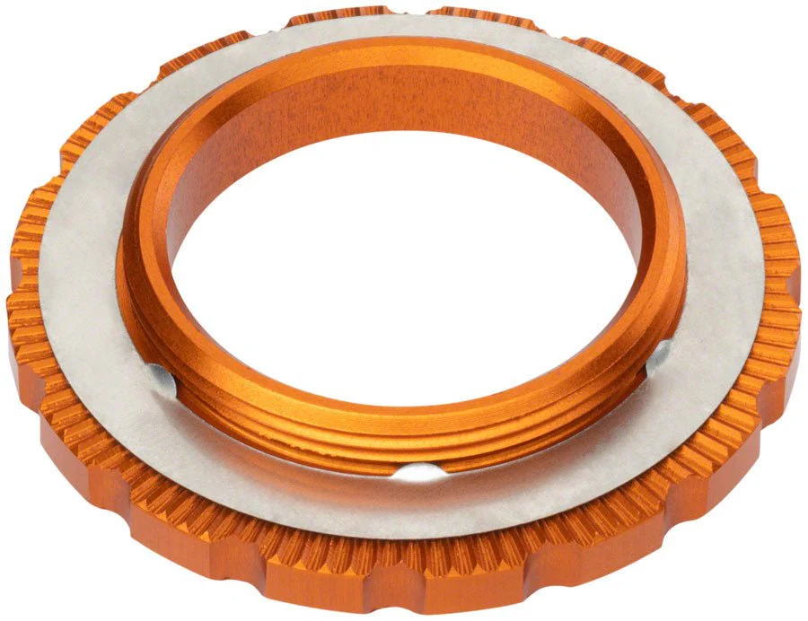 Wolf Tooth CenterLock Rotor Lockring - External Splined Orange - Image 2