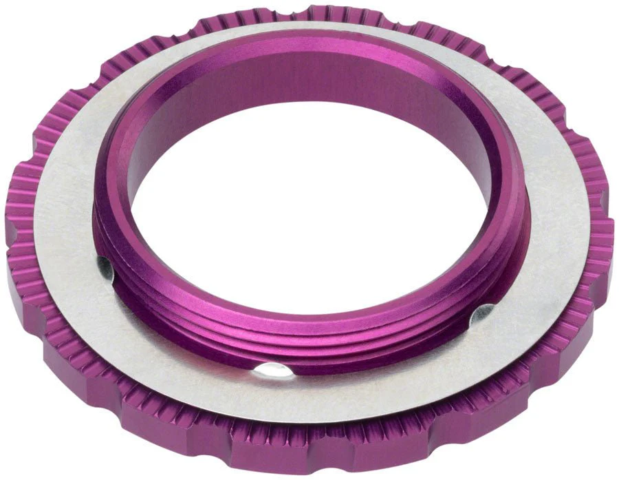 Wolf Tooth CenterLock Rotor Lockring - External Splined Purple - Image 2