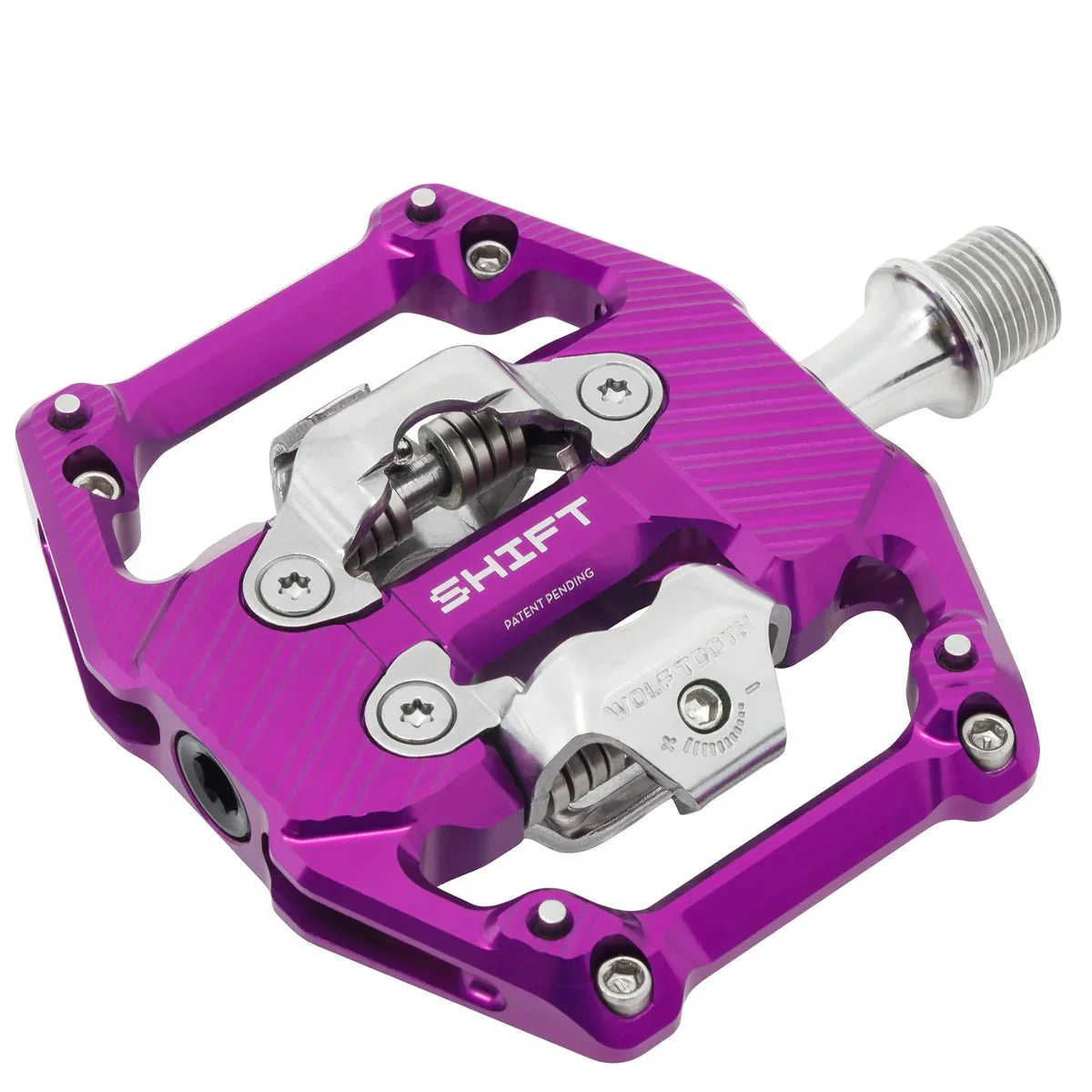 Wolf Tooth SHIFT Downhill Clipless Pedal Ultraviolet Purple