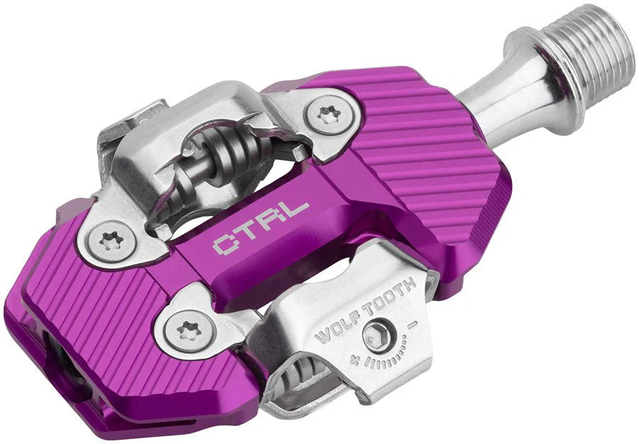 Wolf Tooth CTRL Trail Pedals - Ultraviolet