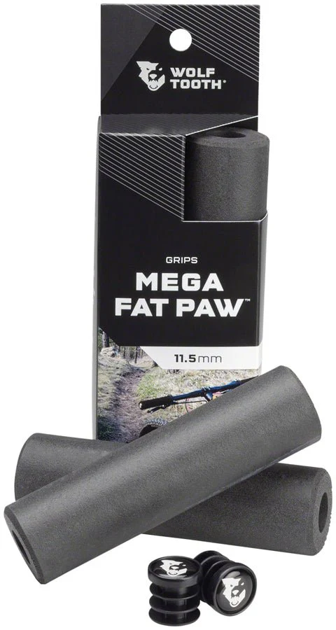 Wolf Tooth Mega Fat Paw Grips - Black - Image 2