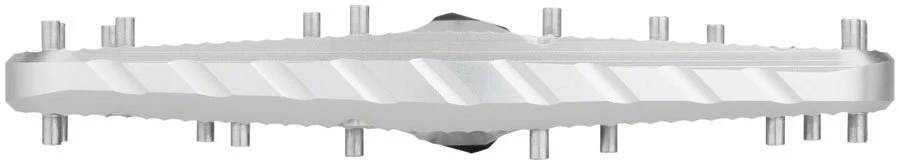 Wolf Tooth Ripsaw Aluminum Pedals - Raw Silver - Image 3