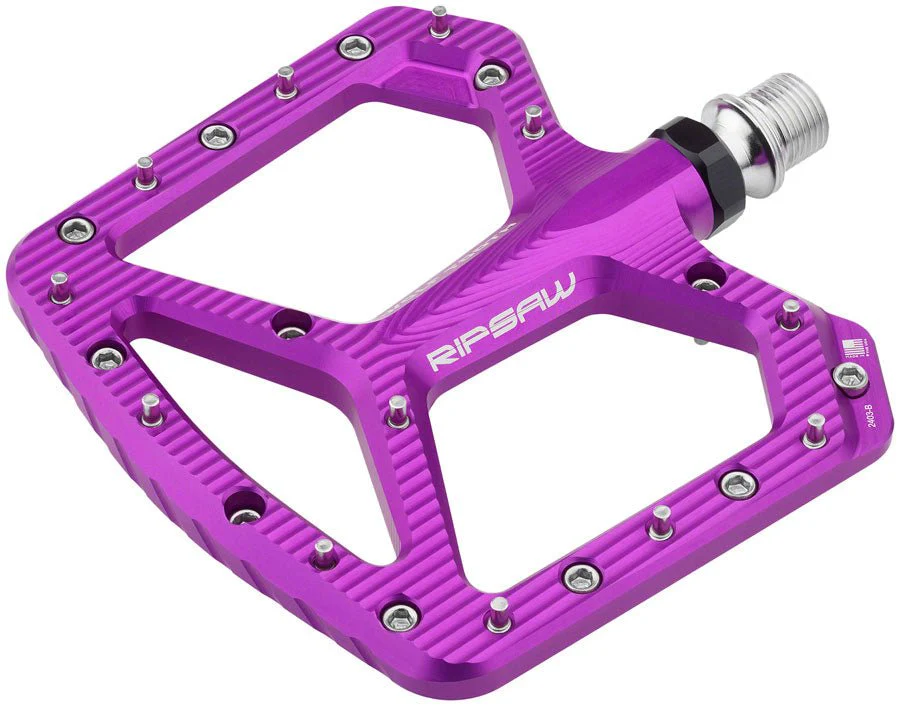Wolf Tooth Ripsaw Aluminum Pedals - Ultraviolet Purple