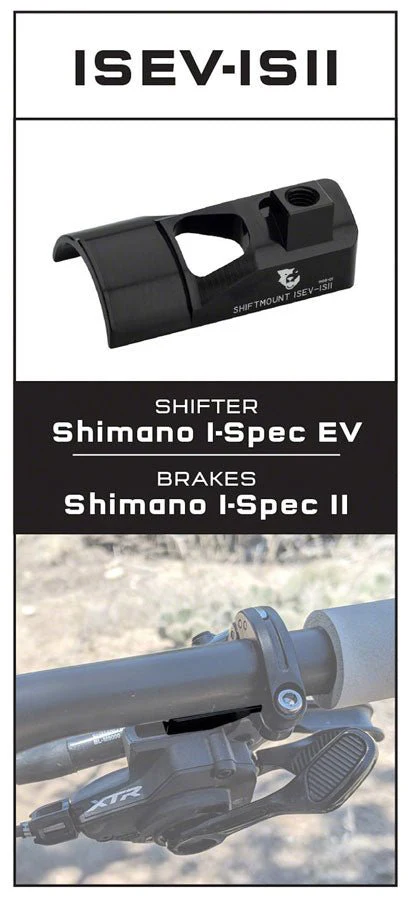 Wolf Tooth ShiftMount - I-Spec-EV Shifter to I-Spec-II Brake - Image 2
