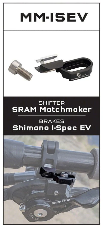 WolfTooth ShiftMount - MatchMaker Shifter to I-Spec EV Brake - Image 2
