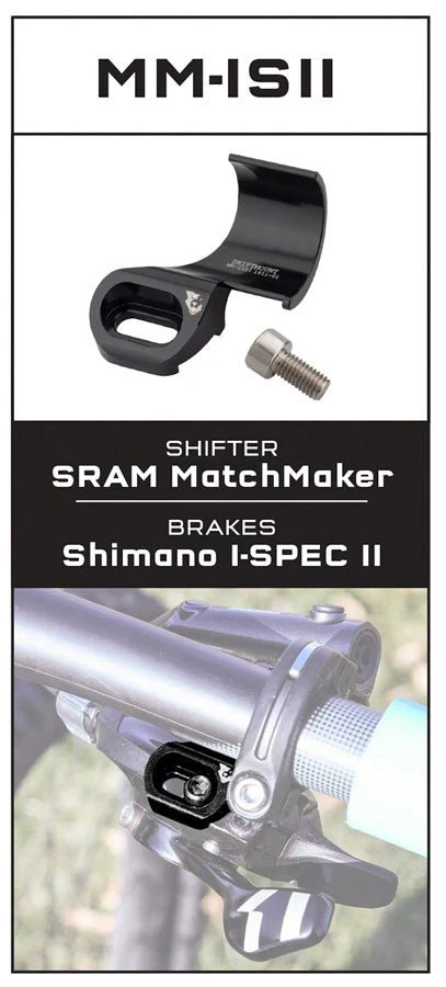 Wolf Tooth ShiftMount - SRAM Matchmaker Shifter to I-Spec-II Brake - Image 2