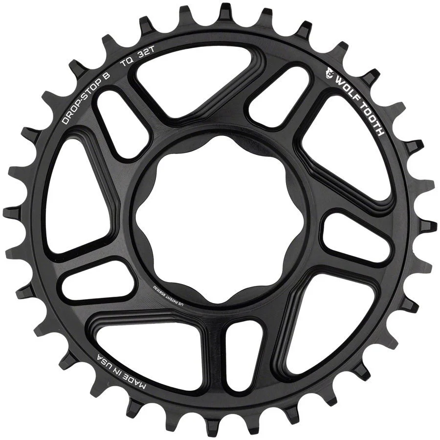 Wolf Tooth Trek TQ Direct Mount Chainring - Drop-Stop B - 30T - Black - Image 2