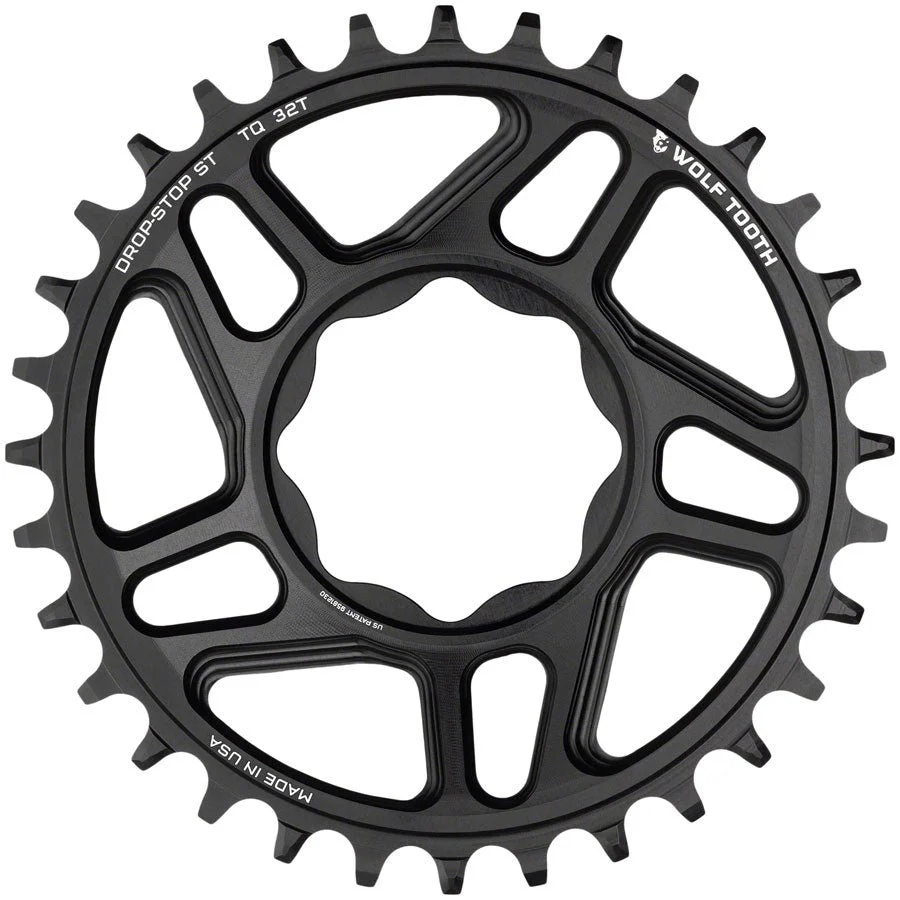 Wolf Tooth Trek TQ Direct Mount Chainring - Drop-Stop ST - 32T - Black
