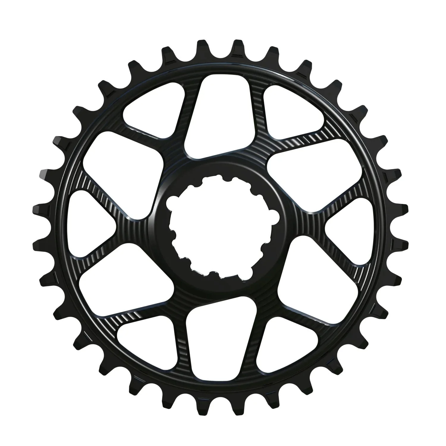 Works Components Round Chainring - 34T - SRAM 3-Bolt